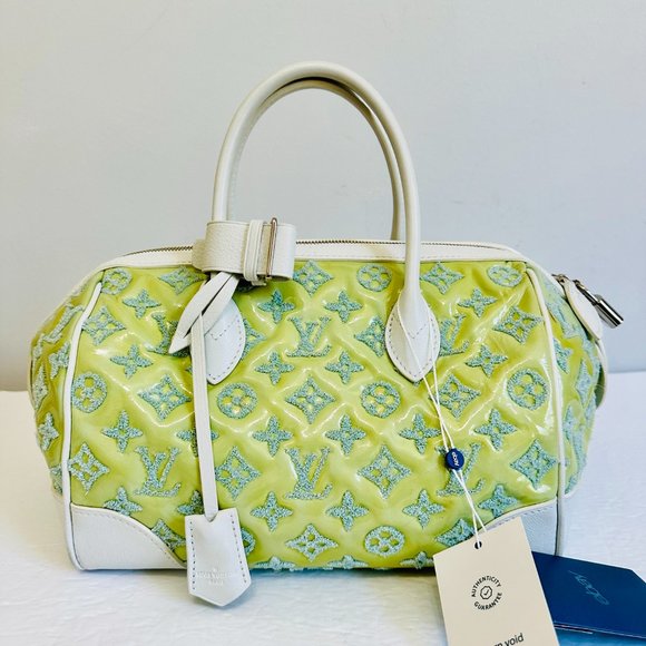 AUTH LOUIS VUITTON MONOGRAM SPEEDY ROUND ROSE BAG WITH DUST BAG MADE IN FRANCE - Picture 2 of 15